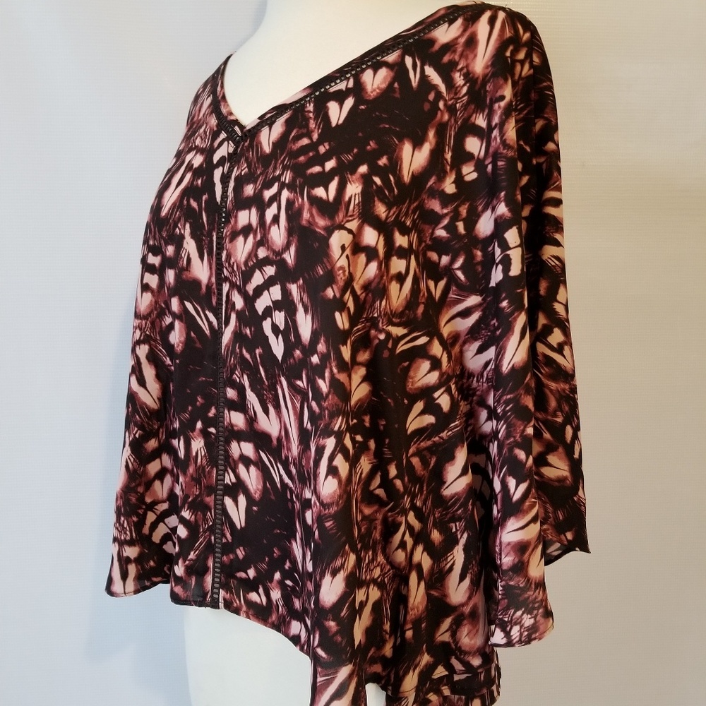 JESSICA SIMPSON Womens "Reece" Boho Shirt Size S - Picture 5 of 8